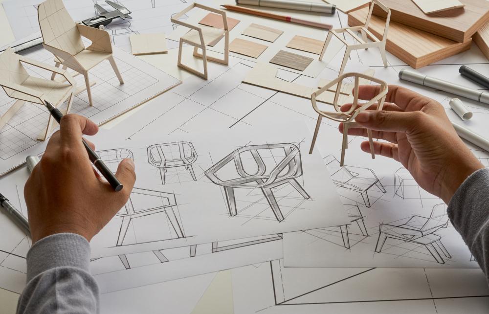 a-person's-hands-drawing-a-chair