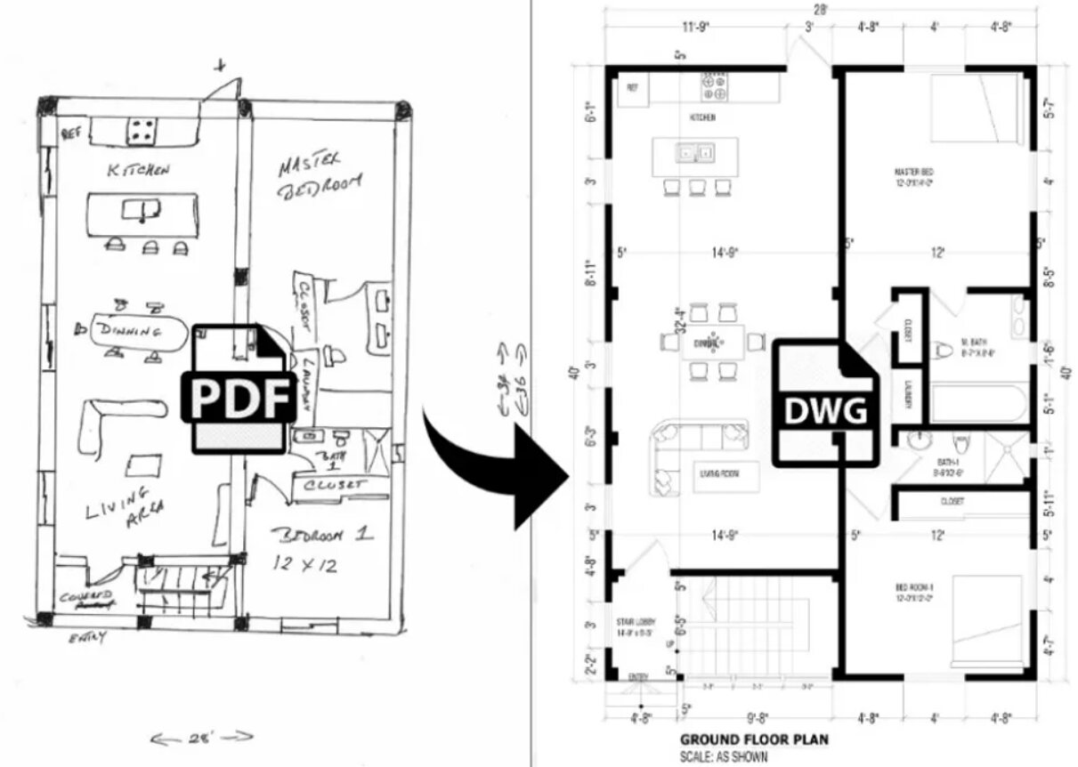 a-blueprint-of-a-house